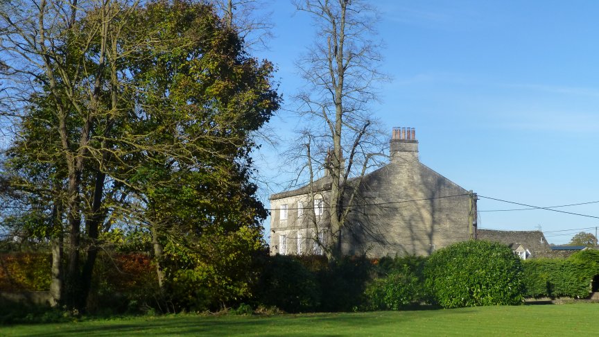 Crudwell House from the Rectory